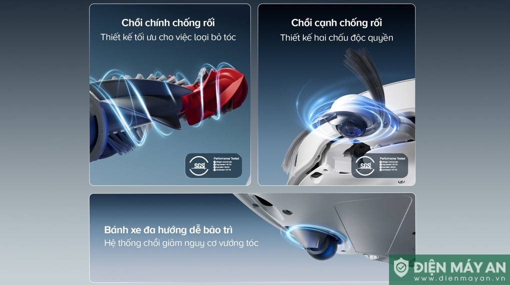 Robot hút bụi lau nhà Roborock Qrevo Edge 2 - Đen/Trắng

